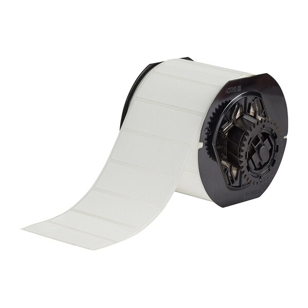 B33 Series Weather Resistant Outdoor Polyester Labels 1 in H x 3 in W WT 1500/RL